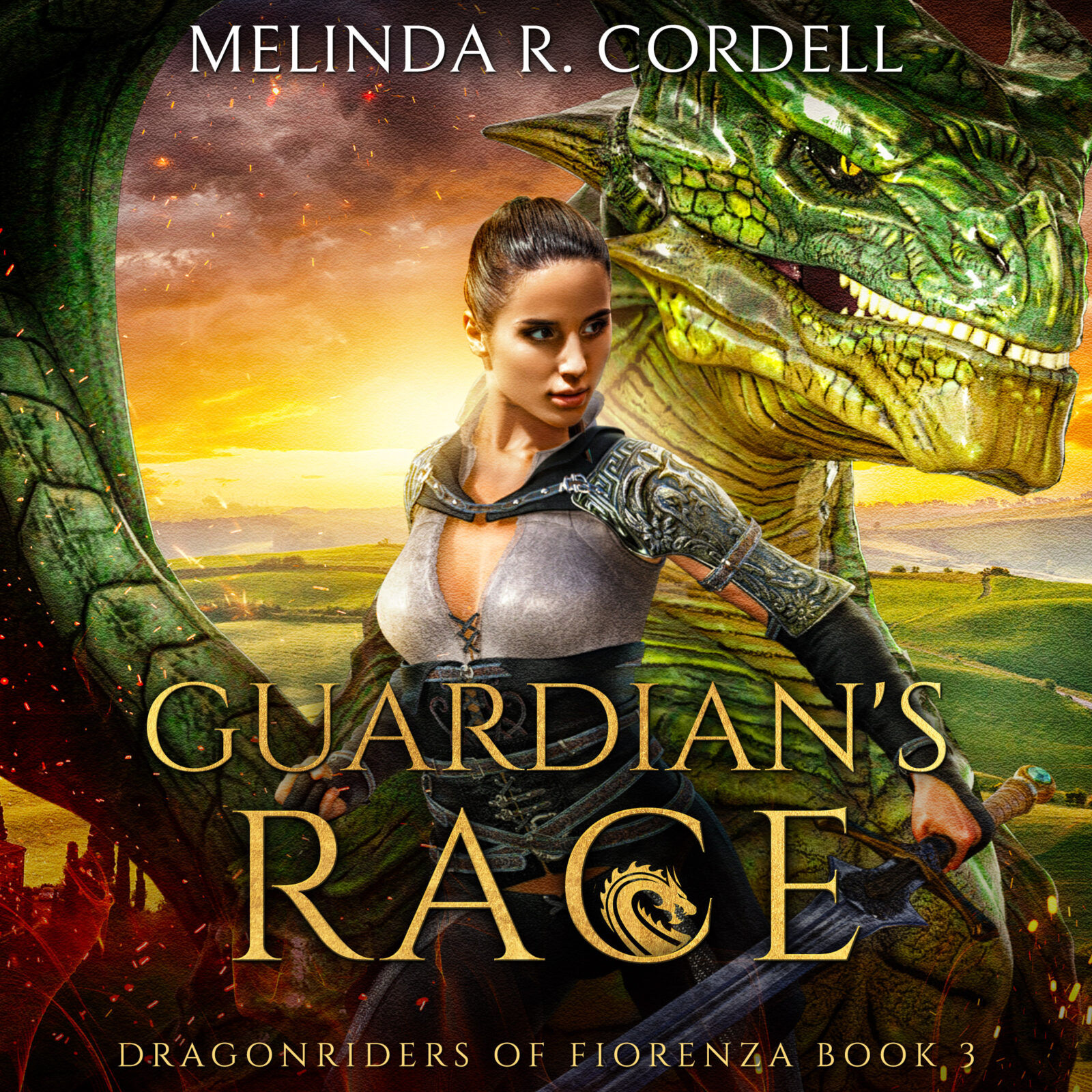 book cover of Guardian's Race with Fia and dragon
